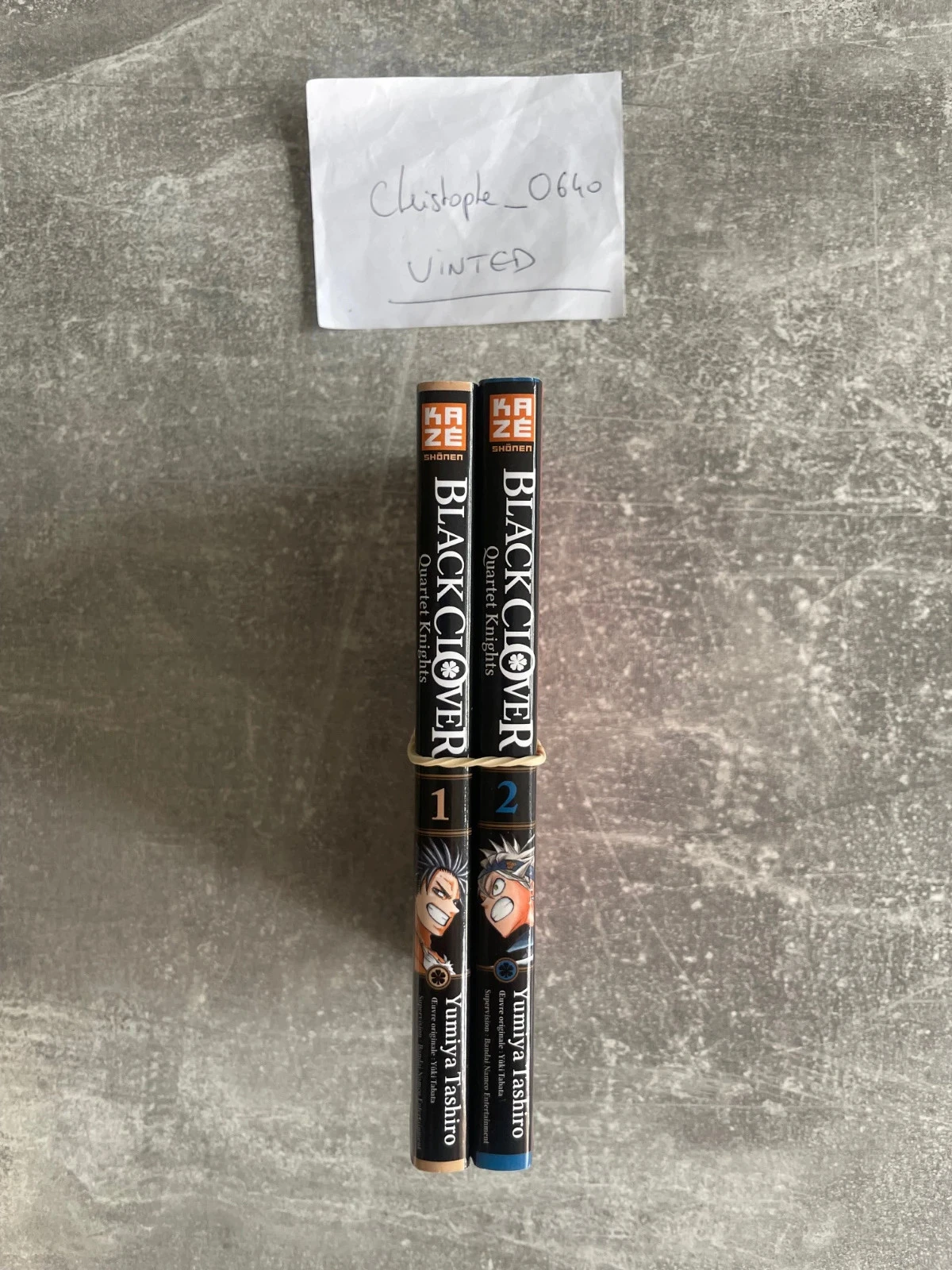 Lot de 2 mangas Black Clover quartet night tome 1 et 2 en versão francesa. – photo 3